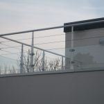 Garde corps vitrés sur toiture terrasse