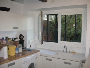 Barreaux de défense inoxydable noir