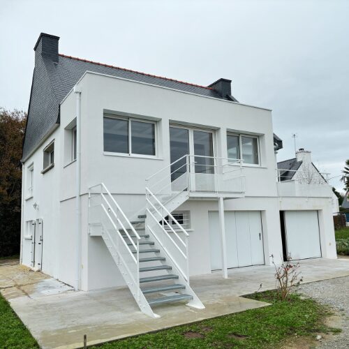 Extension Ossature Bois Surélévation Escalier