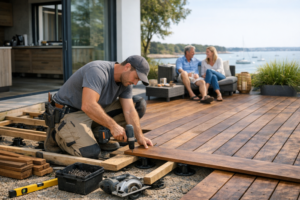 Terrasse bois morbihan : conseils et installation