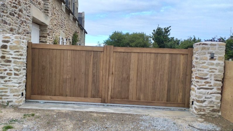 PORTAIL BATTANT BOIS