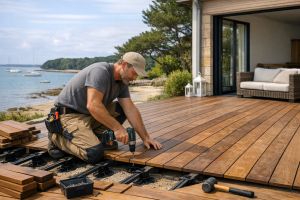 Terrasse bois presqu'ile de rhuys : conseils et installation